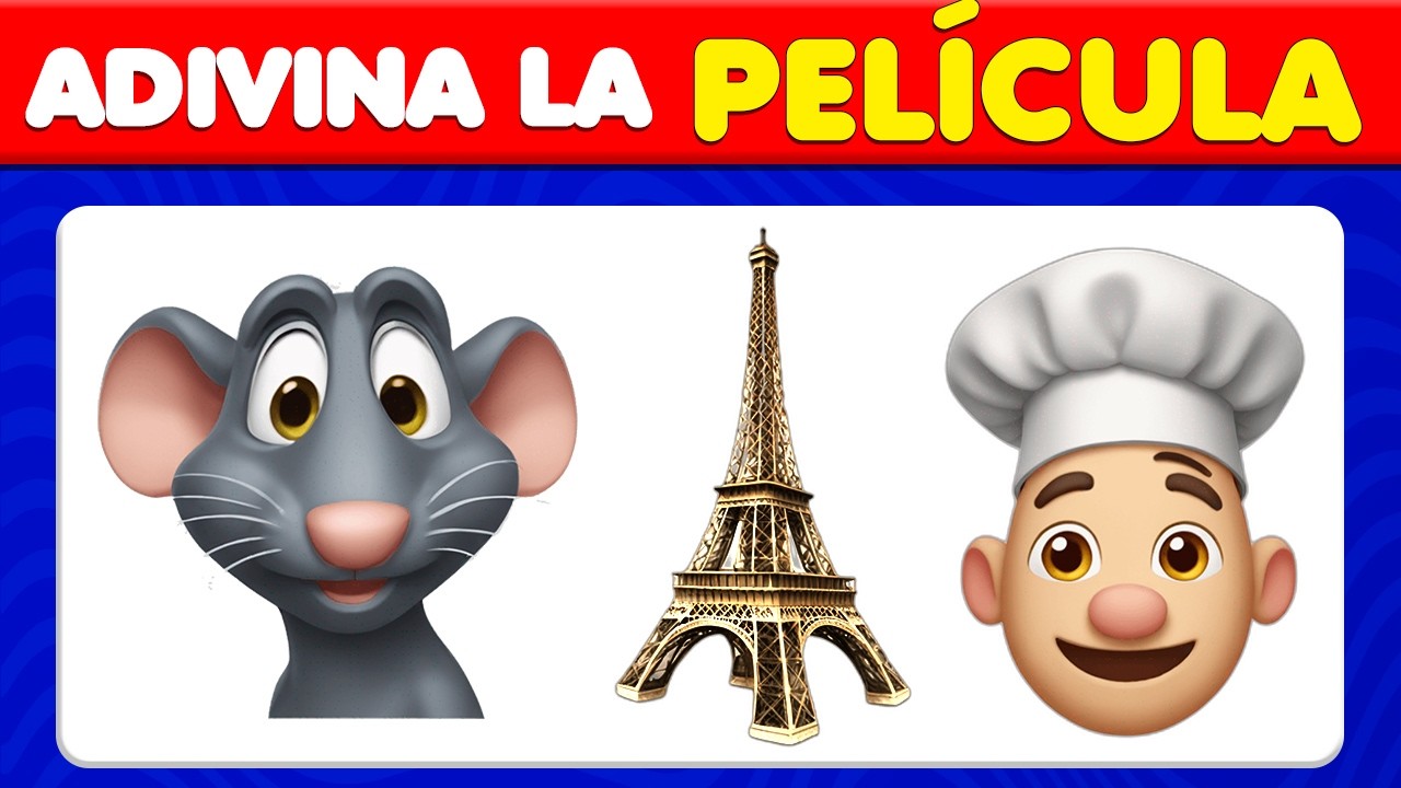 Adivina 40 PELÍCULAS por los EMOJIS🎬🍿Moana 2, El Juego del Calamar 2, Wicked, El Rey León