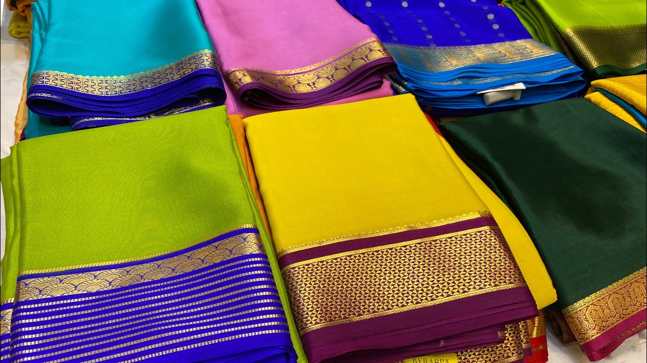 #byrappa Pure Mysore Silk Offer @ Chickpet| Festival Collection| Courier Available #mysoresilksarees
