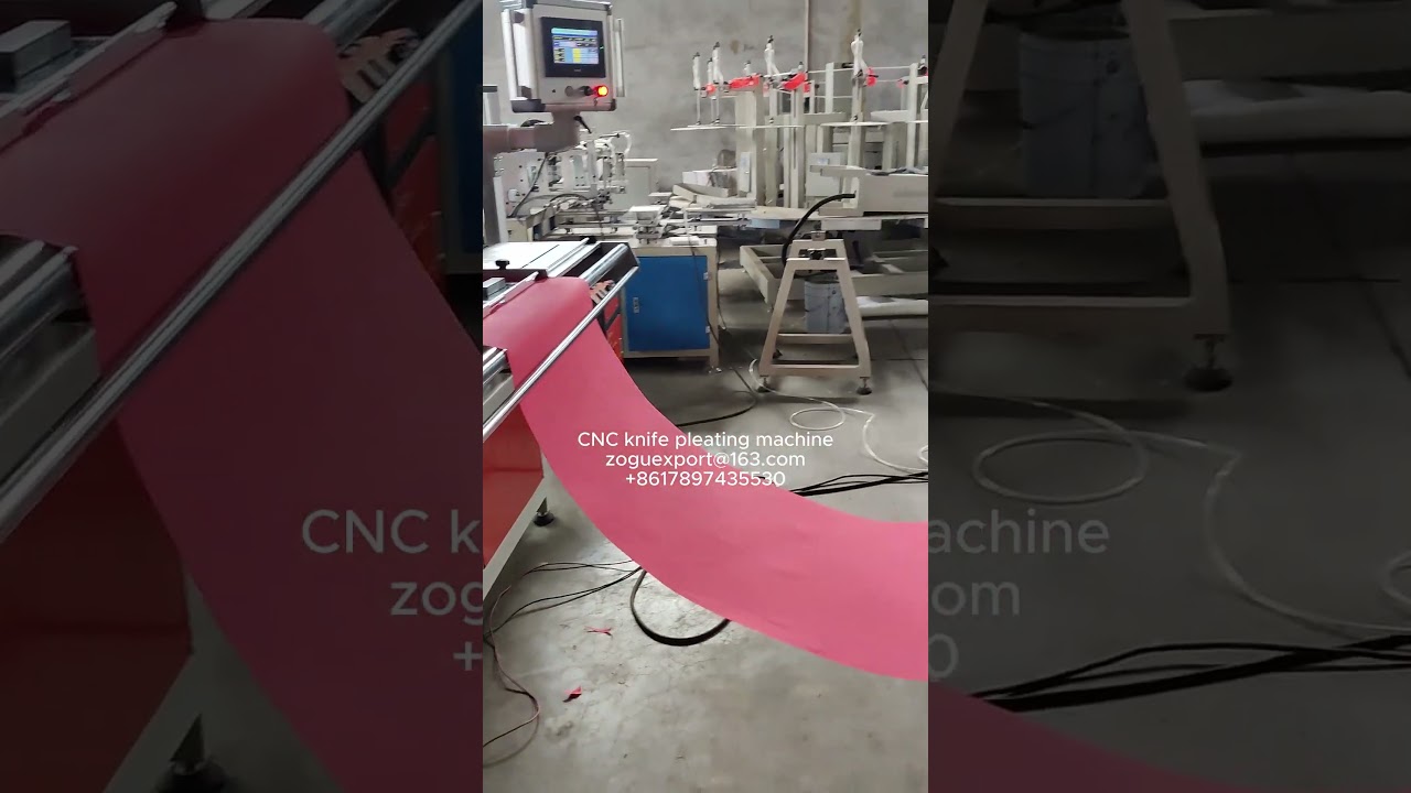 CNC knife pleating machine