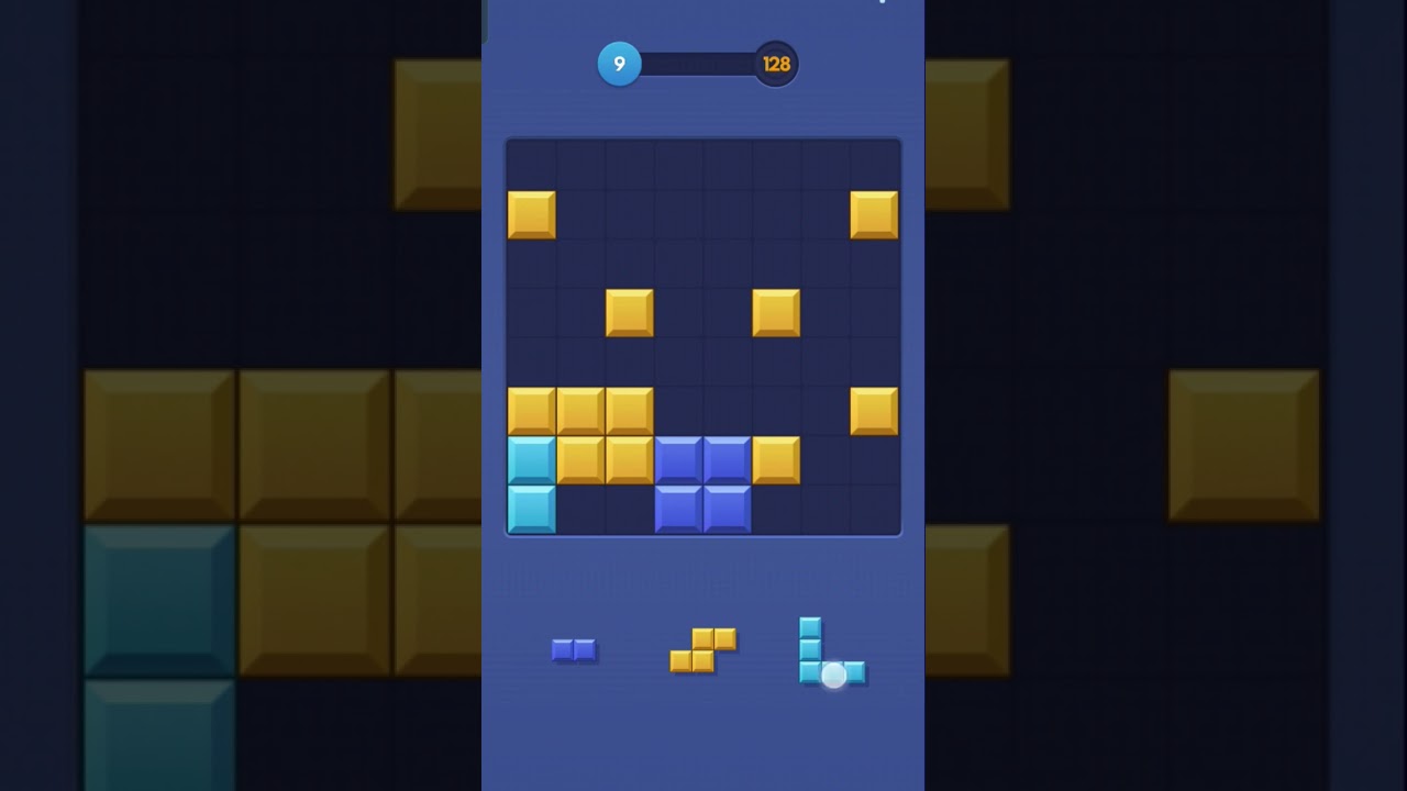 Block Blast Adventure Master Puzzle Game play first stage in Mobile phone