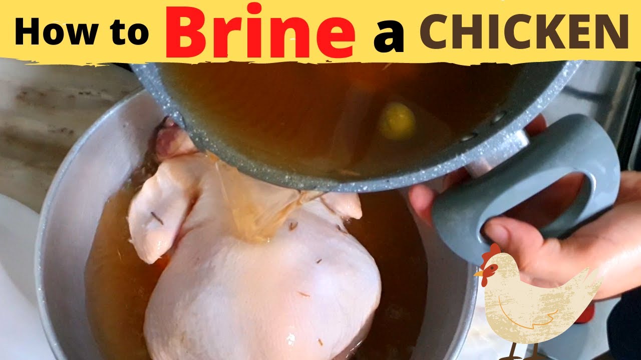 How to BRINE a CHICKEN | BASIC Brine | How to Make Chicken MOIST And JUICY