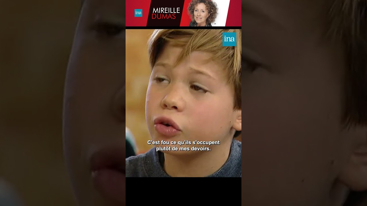 Je suis fils unique et j'en suis fier #INA #Shorts #MireilleDumas