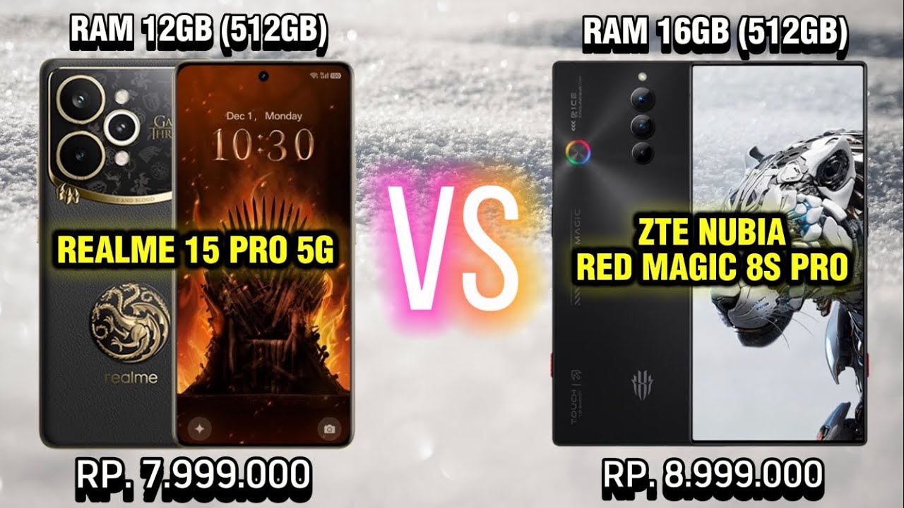 Realme 15 Pro 5G vs ZTE NUBIA Red Magic 8S Pro - Duel Smartphone Flagship 2026! 🔥