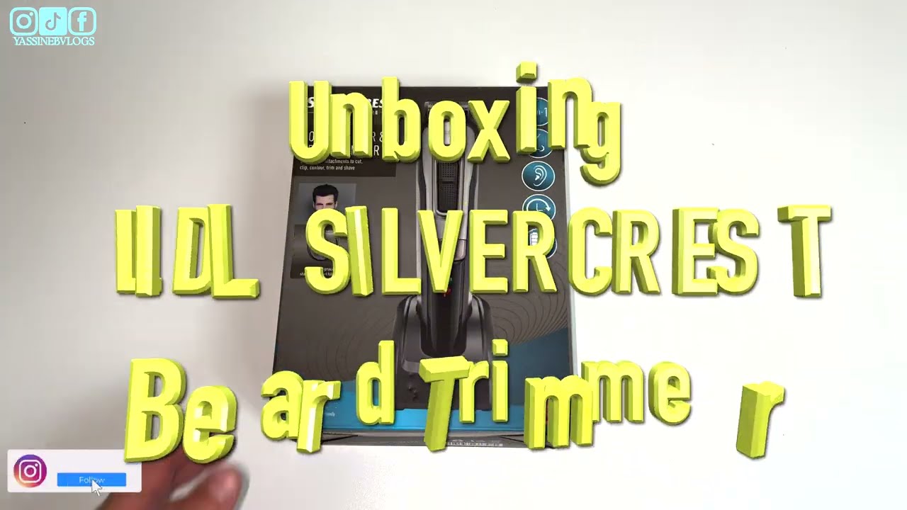 Unboxing LIDL SILVERCREST Beard Trimmer