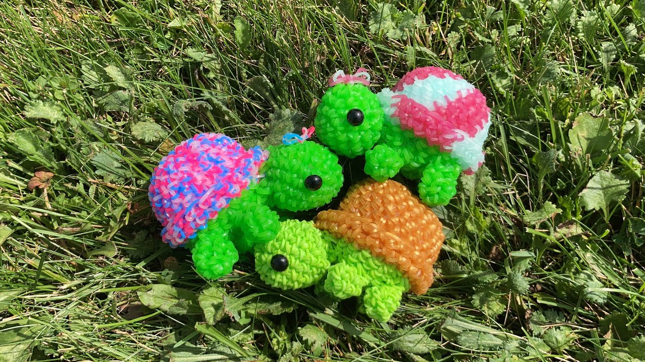 Loomigurumi Turtle Tutorial~Rainbow Loom