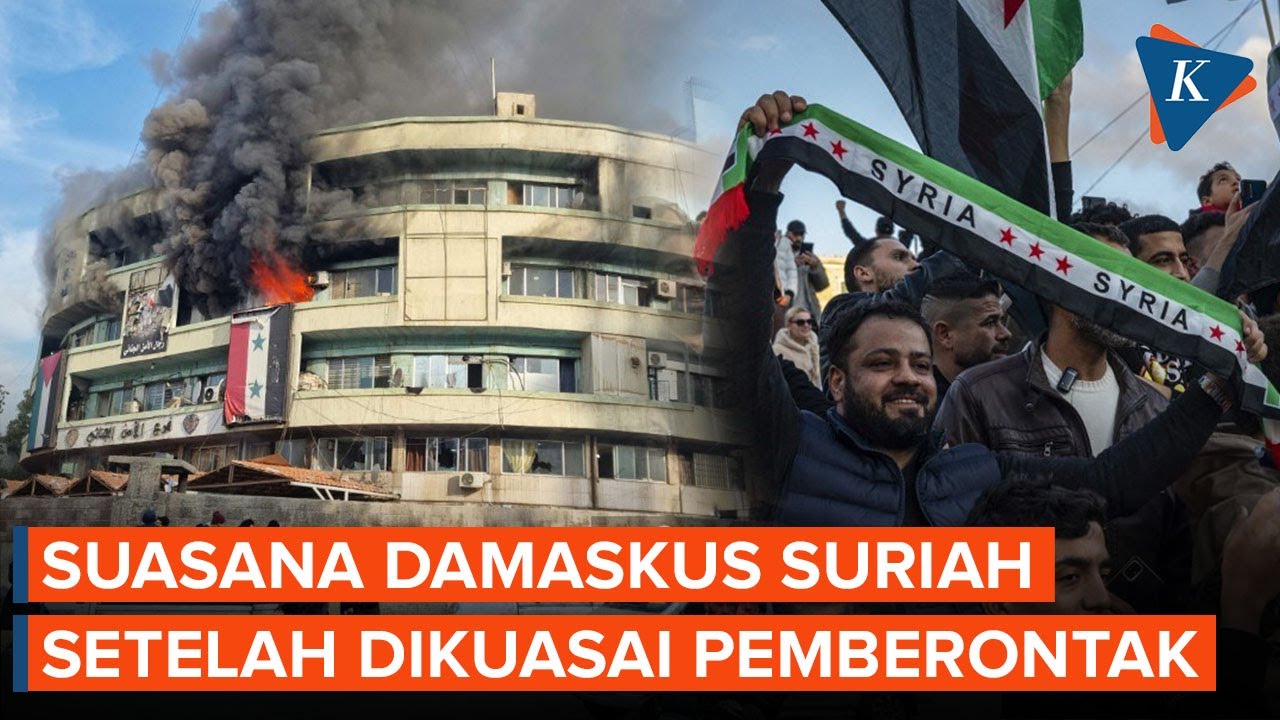 Suasana Damaskus Usai Dikuasai Pemberontak dan Rezim Assad Runtuh