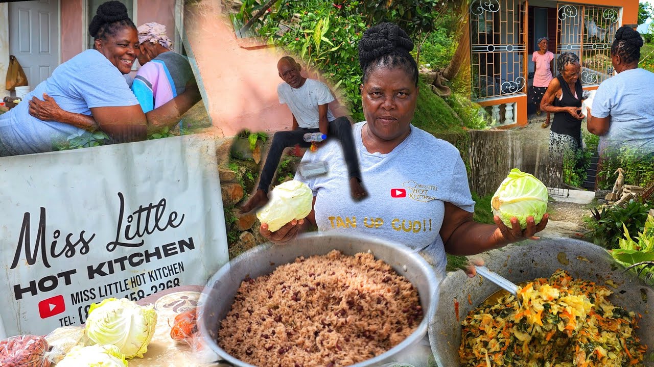 Come and let us cook some nutritious meal for the elderly || Steam vegetable with rice & peas 
