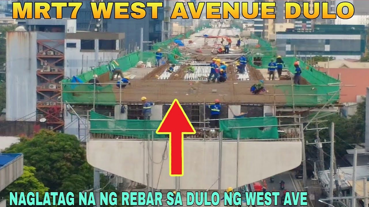 NAGLATAG NA NG REBAR SA DULO NG WEST AVE/MRT7 WEST AVENUE DULO 
