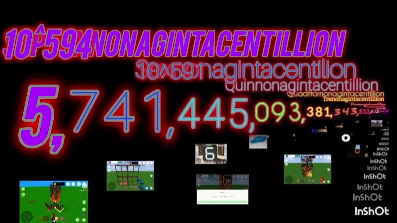 Numbers 1 to 1 Octononagintacentillion (198/200) Ducentillion