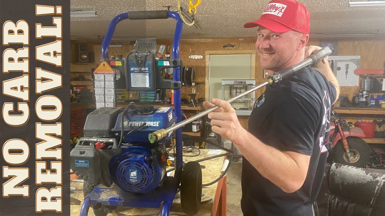 PowerHorse Pressure Washer Won’t Start, Carburetor Cleaning & Petcock