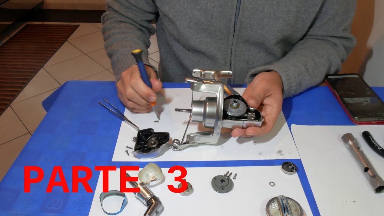 COME SMONTARE UN Mulinello Surfcasting   Tica? no problem, segui il tutorial - parte 3