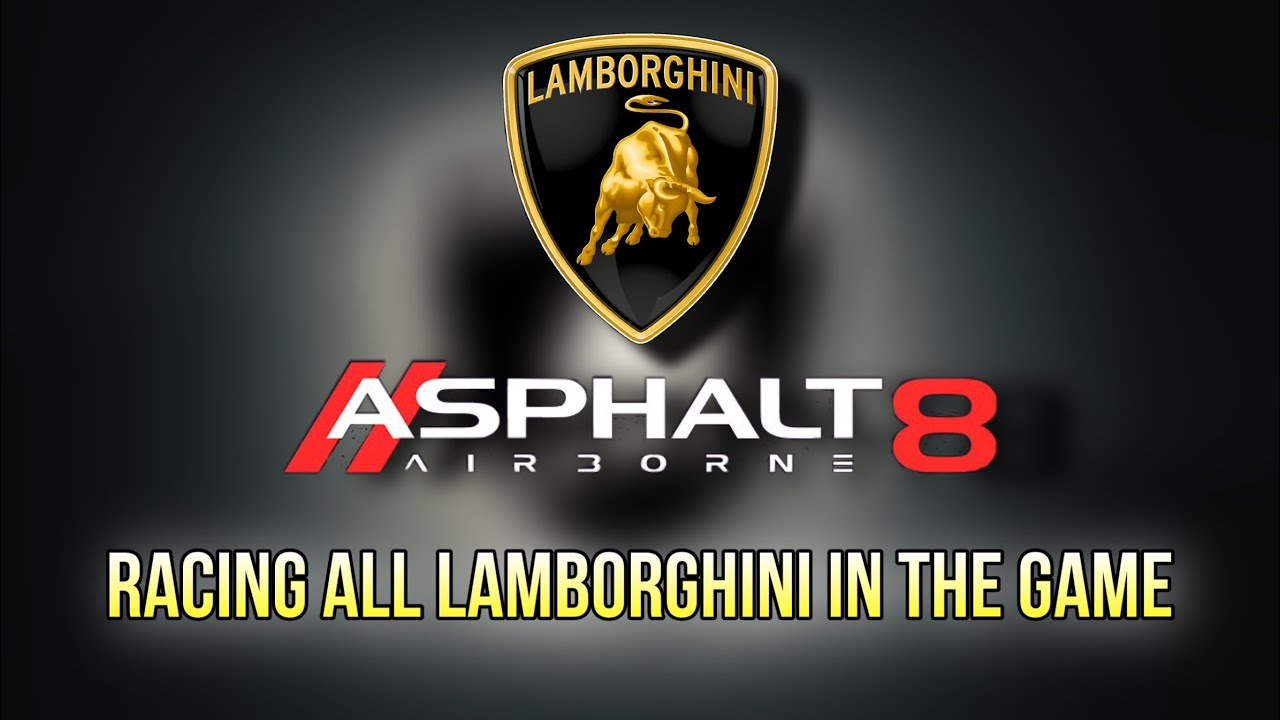 Racing EVERY Lamborghini Car In Multiplayer In Asphalt 8!