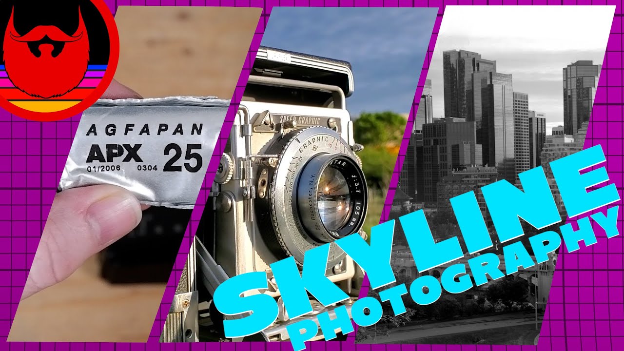 Skyline Photography Tips & Agfa Agfapan APX 25 with a Graflex Speed Graphic