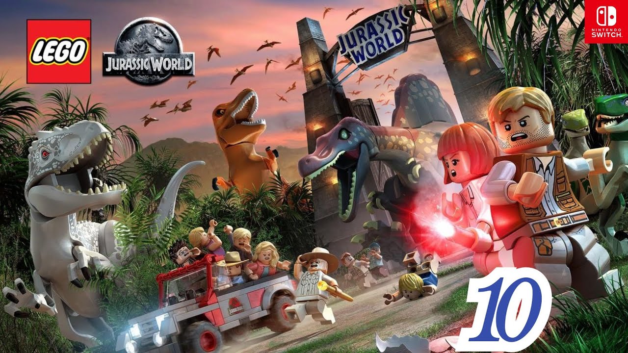 Lego | Jurassic World | Part 10 | Gameplay | Nintendo Switch | Yuzu Emulator | Pc Full HD | 1080P