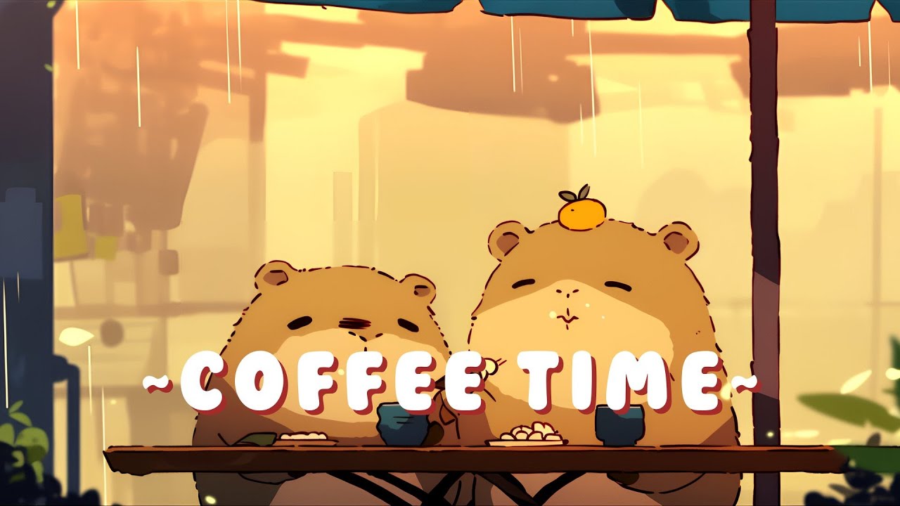 Lofi Capybara Radio - Study Session Music Mix ~ Tranquil Mood ~ 🦫 🍵 ✨
