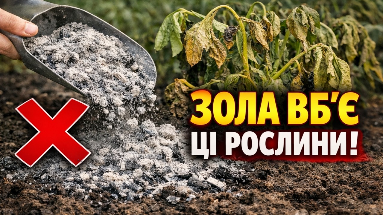 ГОЛОВНА ПОМИЛКА із золою! Вона не підживить ці рослини, а ВБ'Є.