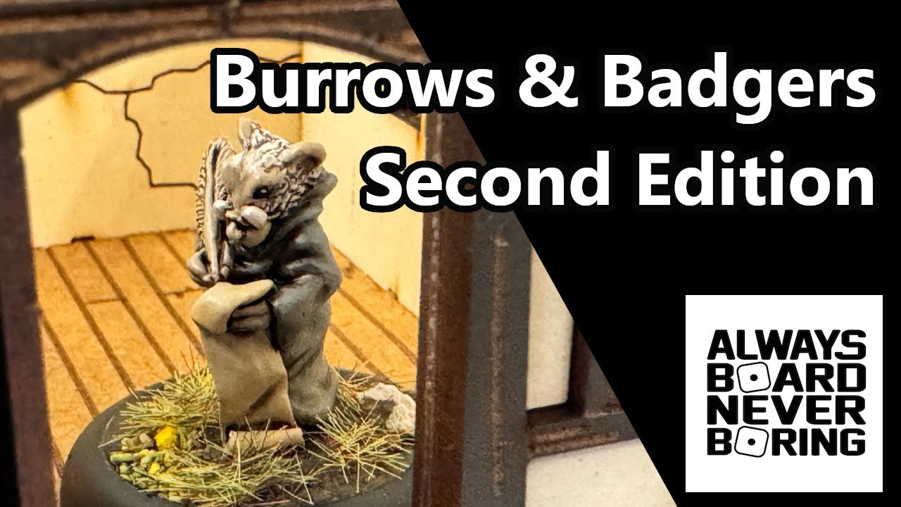 Burrows and Badgers Second Edition Review | Tabletop Battles for Anthropomorphic Animals | Sponsored