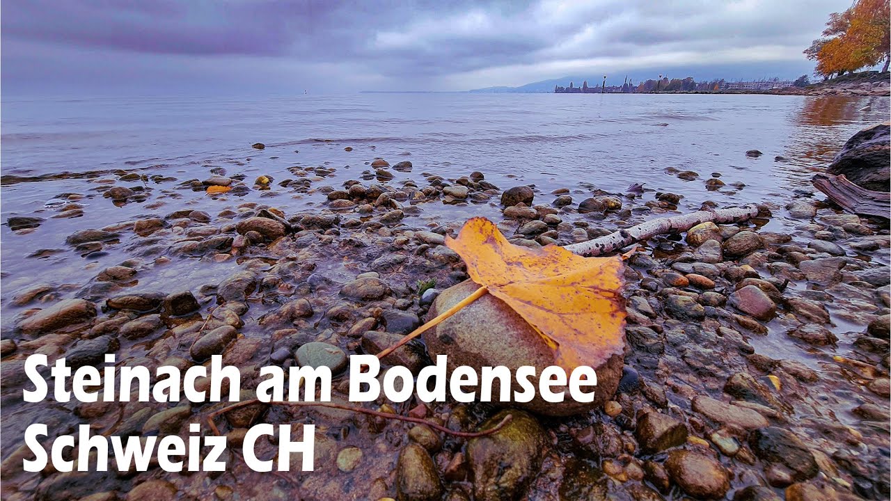 Kurze Pause in Steinach am Bodensee, Schweiz
