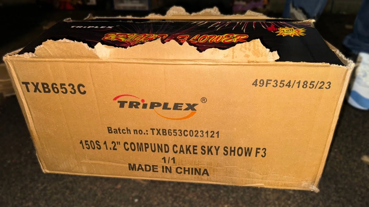 TXB653C | Bright Flower Show | 1.2 Inch | 150 Shots