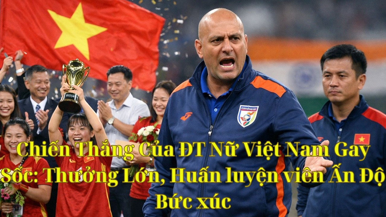 Chiến Thắng Của ĐT Nữ Việt Nam Gay Sốc Thưởng Lớn, Huấn luyện viên Ấn Độ Bức xúc