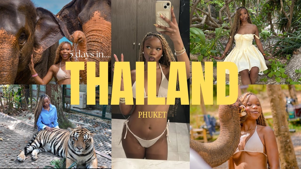 PHUKET THAILAND VLOG!! | PHI PHI ISLAND + ELEPHANT SANCTUARY + COOKING CLASS & MORE