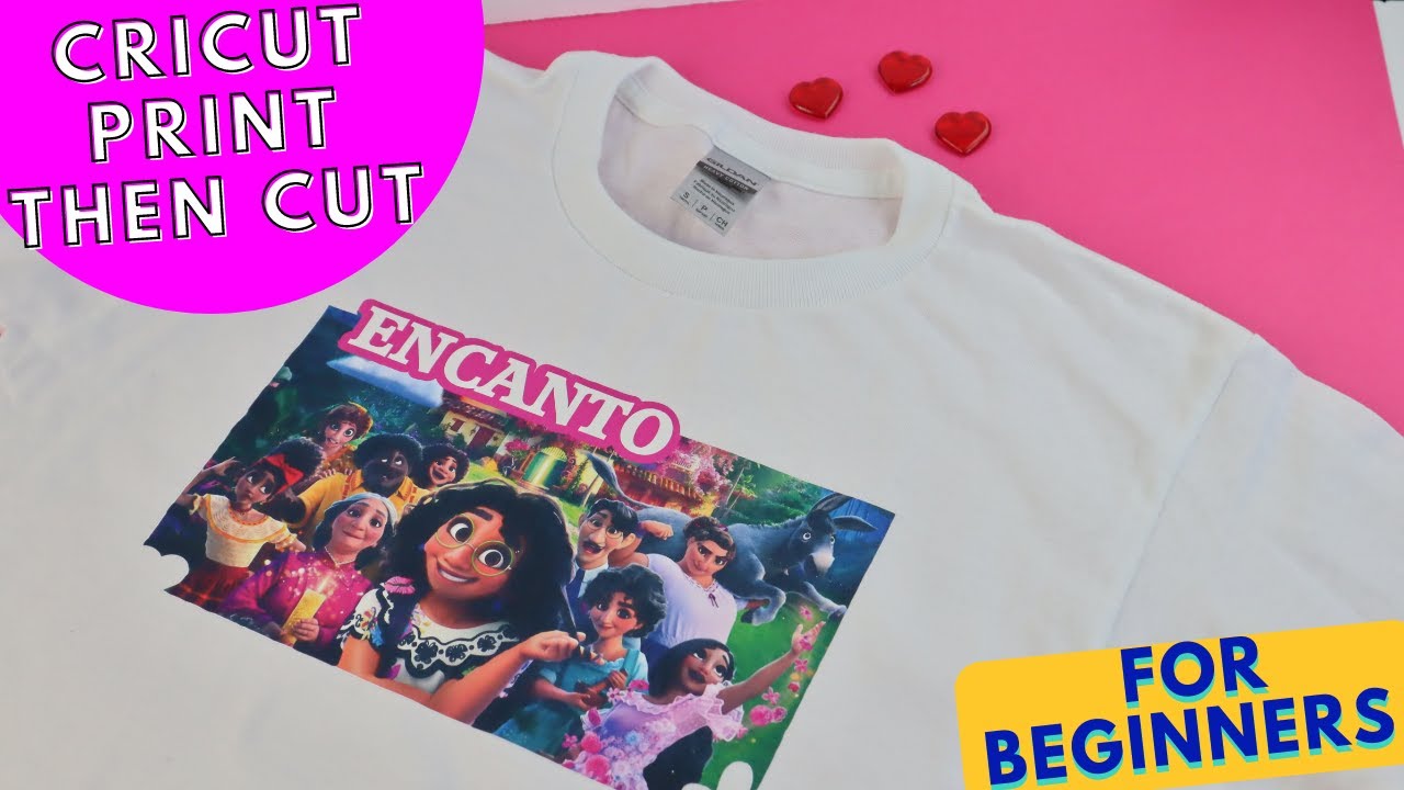 Cricut Print Then Cut Iron On | VERY QUICK AND EASY