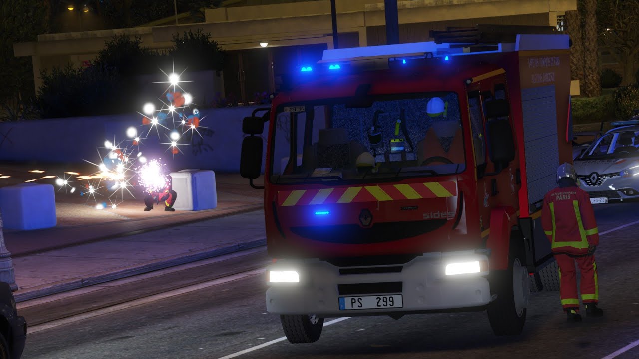 [GTA 5] LES POMPIERS DE PARIS AUX COEURS DES VIOLENCES URBAINES | BSPP #67
