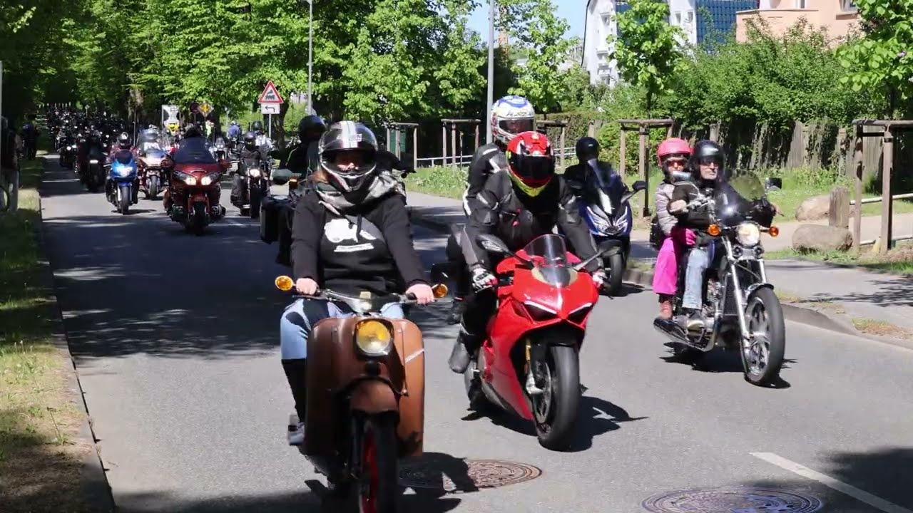 26. Bikergottesdienst Bad Doberan 2025 Ausfahrt