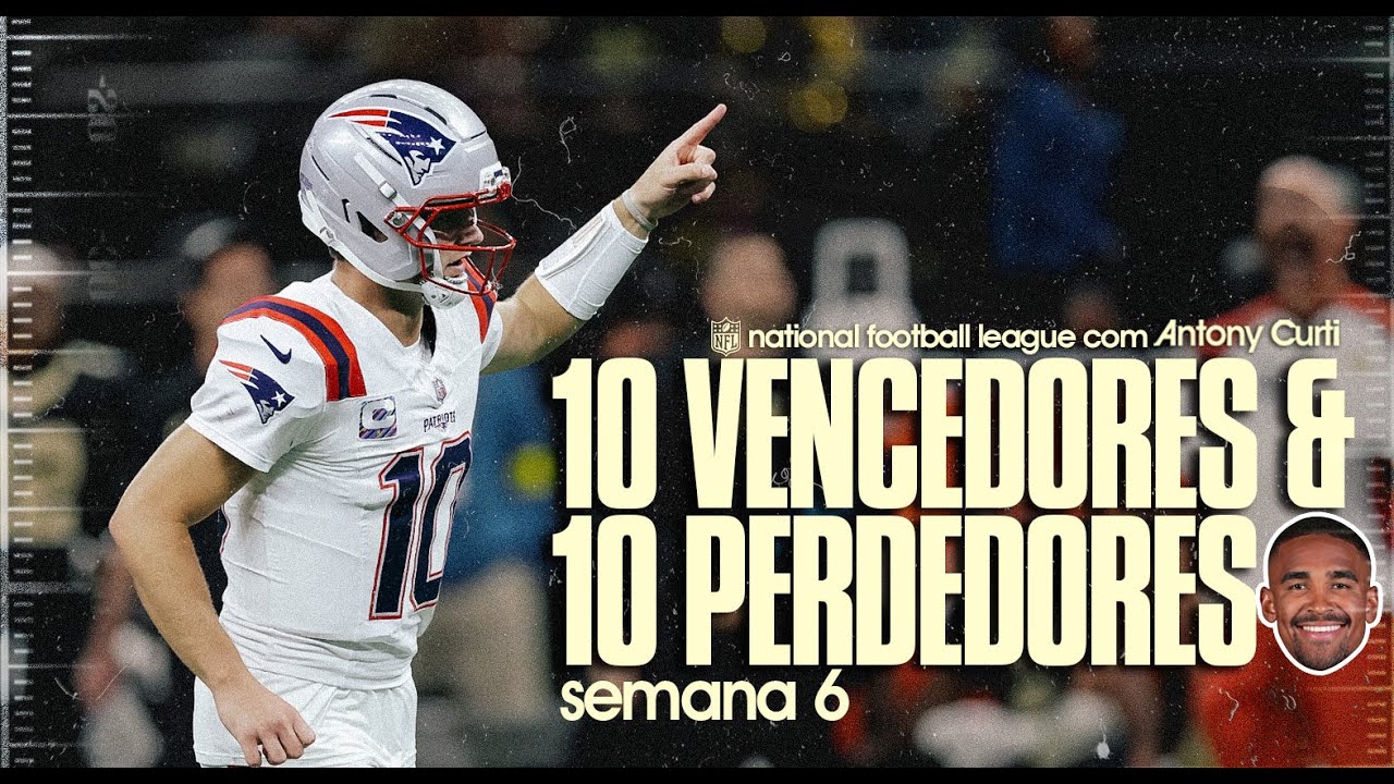 🏈 Hurts, Jerry Jones, Maye: 10 Vencedores & 10 Perdedores da Semana 6 da NFL 2025