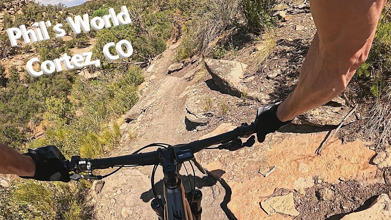 Riding trails called Doc Sarvis and Hayduke Crossing South in Cortez, Colorado