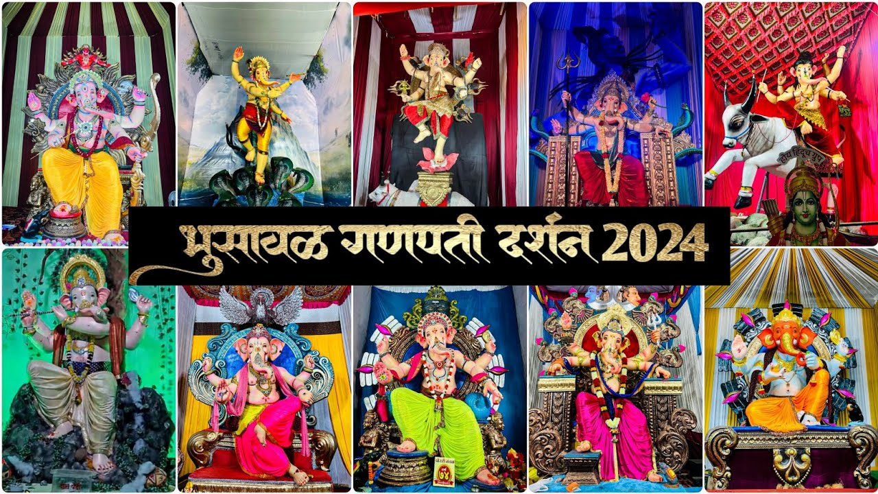 Bhusawal Ganpati Darshan 2024 | भुसावळ गणपती दर्शन | Part 1 2024 🙇🏻🤩🙏🏻🚩