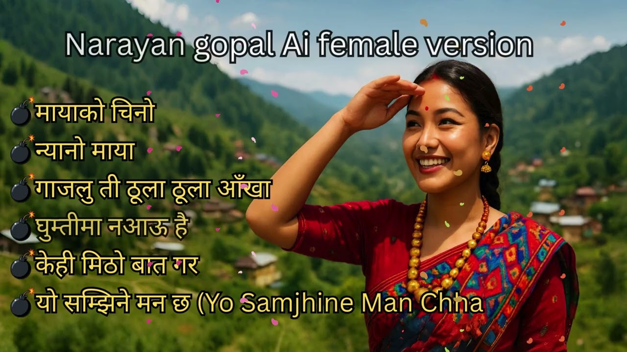 Narayan gopal Ai female version | Nepali Romantic Love Song | love era 80-90's song #worldofmusic