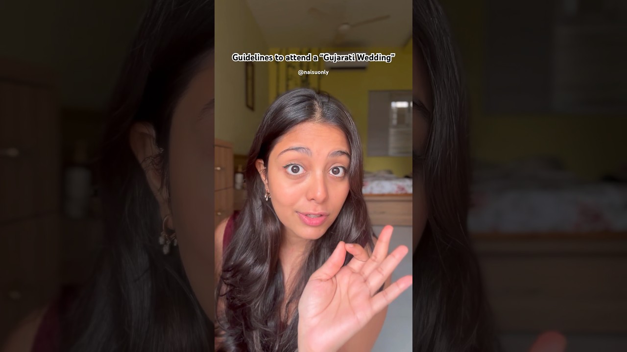 Guidelines to attend a GUJARATI WEDDING  #comedy #comedyvideos #gujarati #funny #wedding #relatable