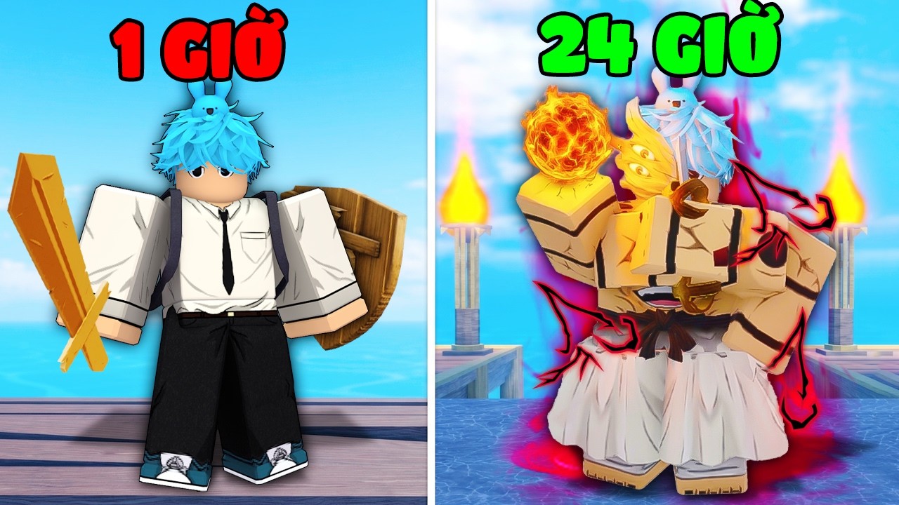 24 Hours to Awaken the Cursed King Sukuna's Power in Sailor Piece | Roblox