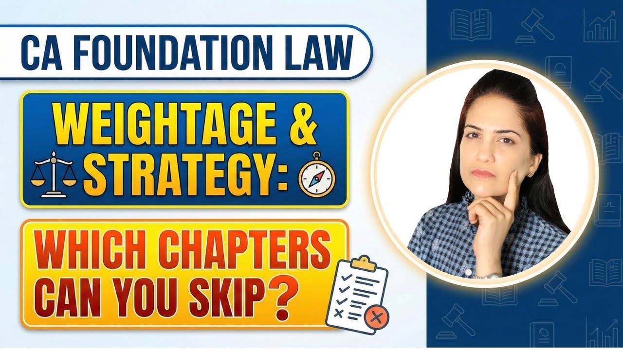 Can I skip chapters in CA Foundation Law? 