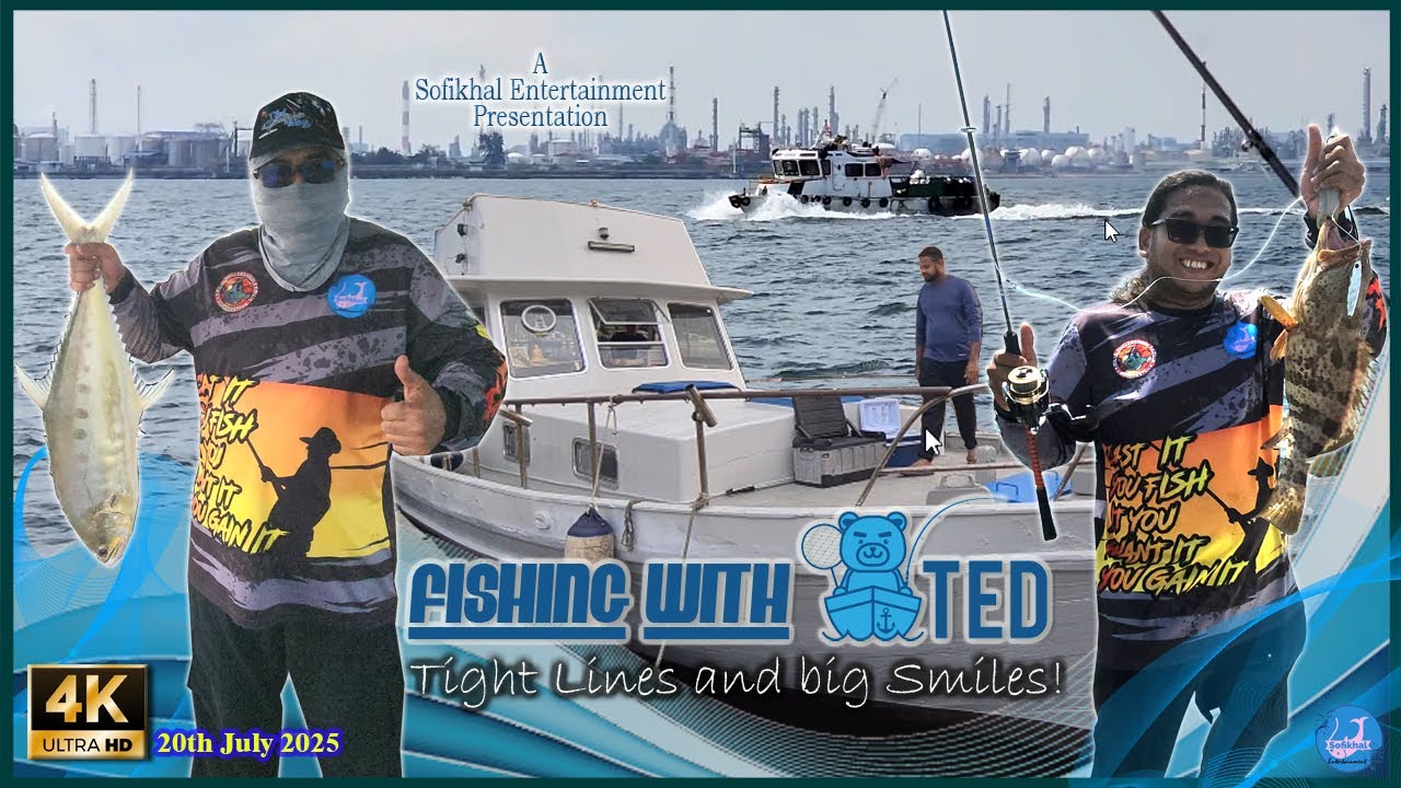 Fishing with Ted: Tight Lines & Big Smiles - 20th July 2025 | #fishing in #Singapore |11 #2025