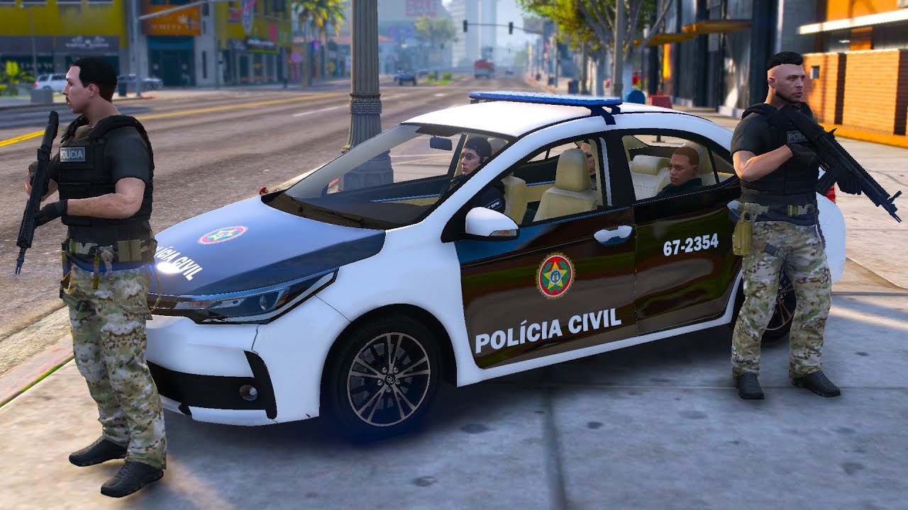 CRIMINOSOS ROUBAM VIATURA DO EXÉRCITO E SÃO PERSEGUIDOS PELA POLÍCIA | GTA 5 POLICIAL