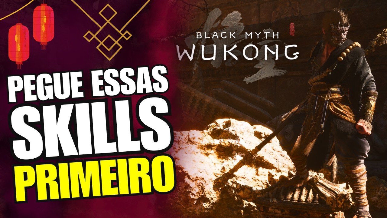 Black Myth Wukong: HABILIDADES Que vão FACILITAR TUDO | MELHORES Skills - Guia Árvore De Habilidades