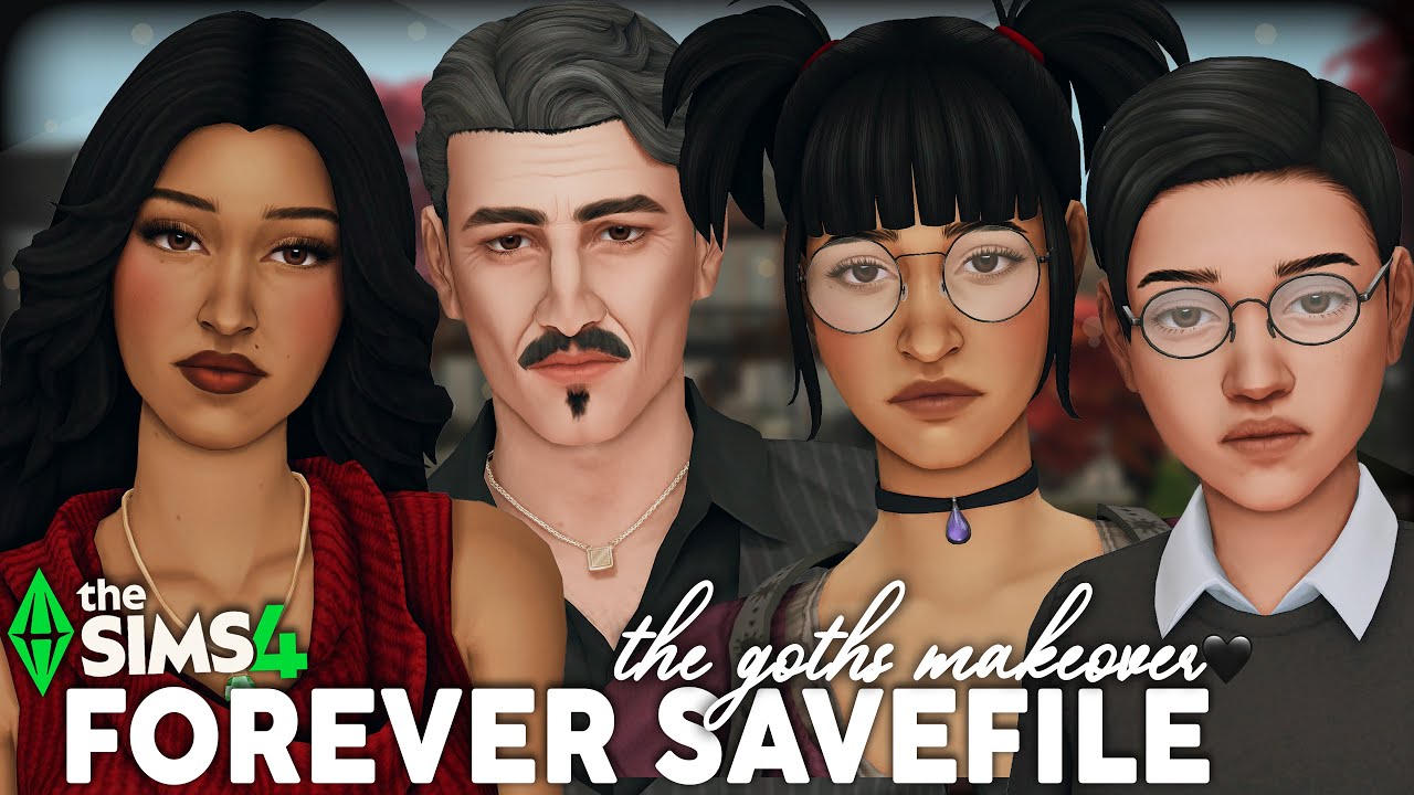 Making the Goth family official canon in my Forever Savefile 🦇