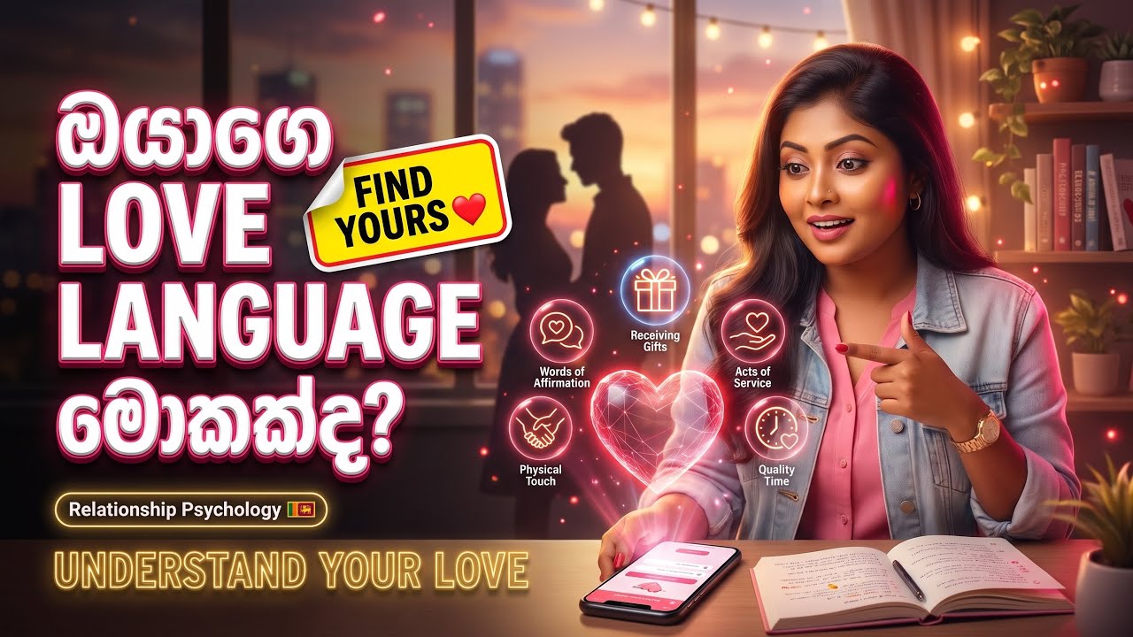 What's your LOVE LANGUAGE | ඔයාගෙ ආදර භාෂාව මොකක්ද ? - Sinhala #psychology  #happiness  #love