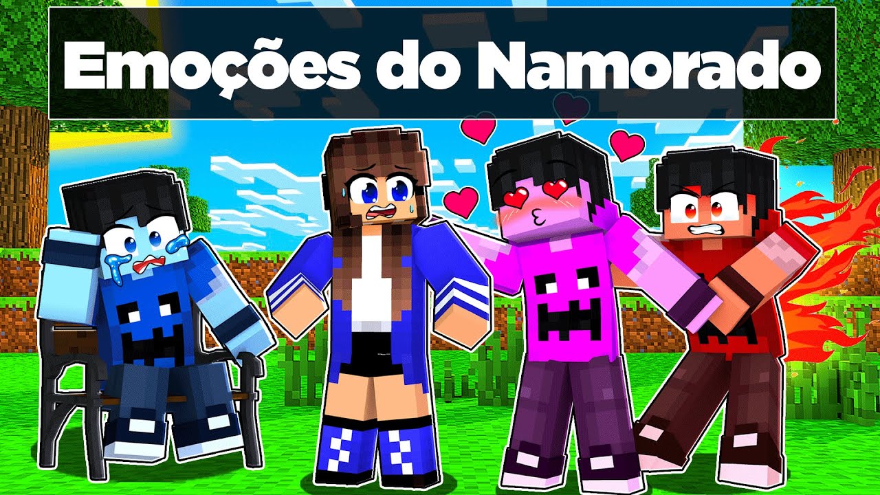MEU NAMORADO TEM VARIAS EMOÇÕES no Minecraft ◂Miika▸