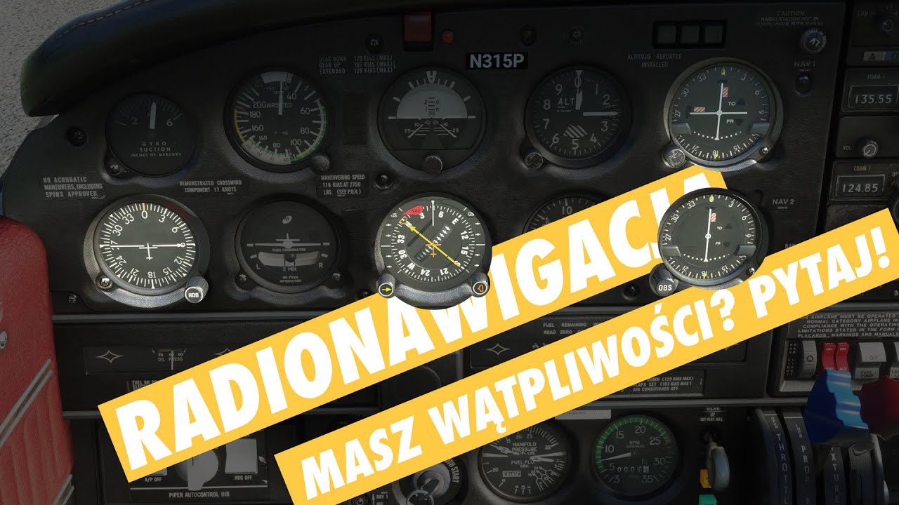 Radionawigacja w MSFS - latanie live i webinar dla początkujących. Masz pytania? Wpadnij i pytaj :)