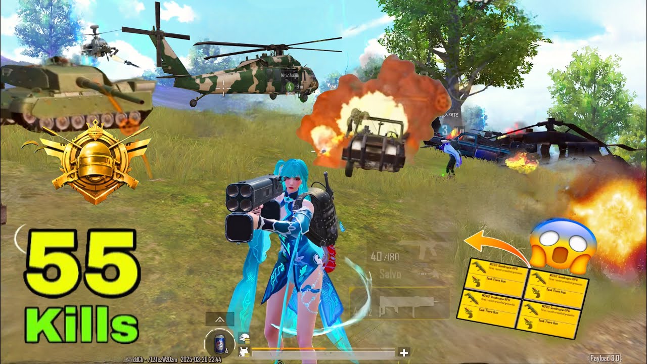 74 KILLS😱 RPG JET M202 DOMINATED🔥 BGMI PAYLOAD MODE