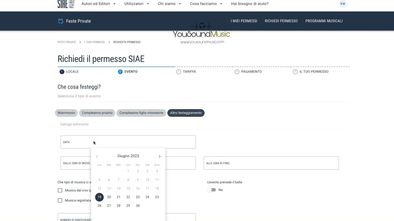 TUTORIAL Come richiedere il permesso SIAE per matrimoni e feste private - aggiornato 2023