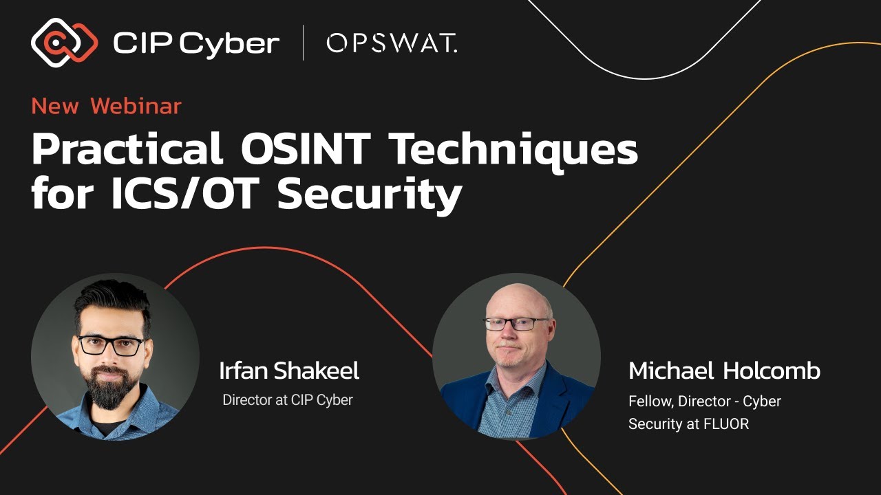 Вебинар «Практические методы OSINT для обеспечения безопасности АСУ ТП/ОТ»