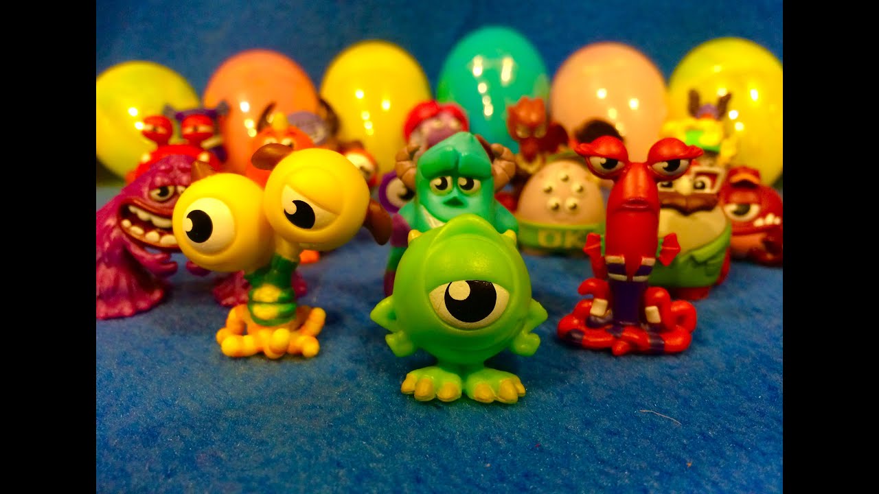 Monsters University Monster Minis Surprise Eggs Monsters Inc Toys Disney Pixar Collection