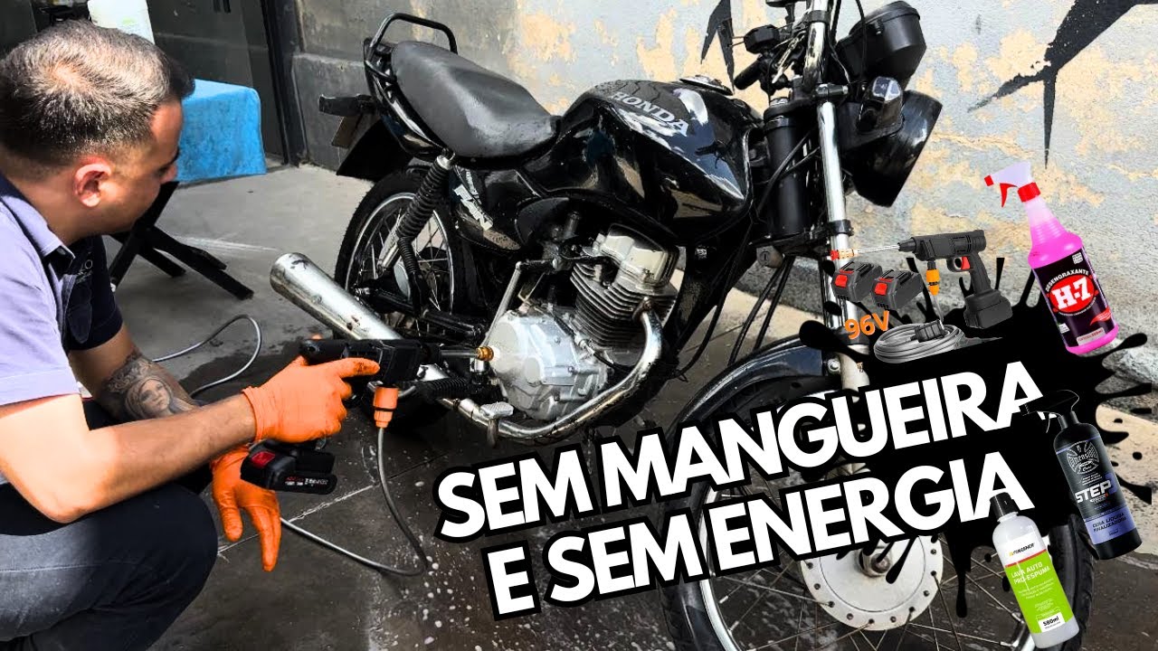 LAVE SUA MOTO EM QUALQUER LUGAR