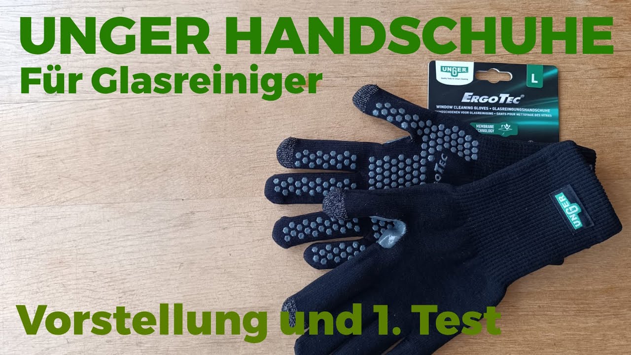 Unger Ergotec Handschuhe für Glasreiniger