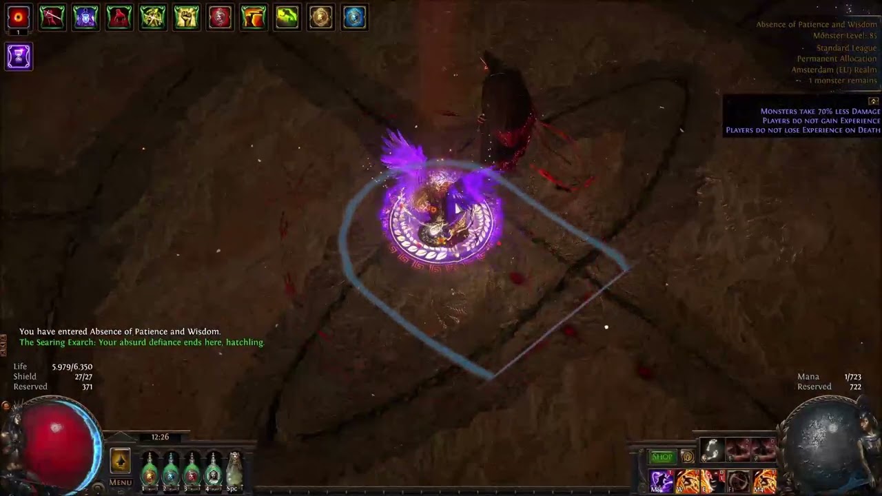 [3.26] Ground Slam of Earthshaking Slayer (pure Physical) Uber Eater Exarch