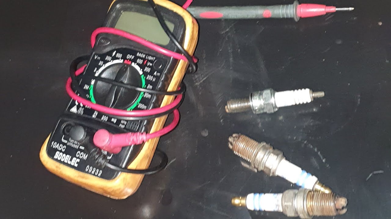 Comment tester Bougie d'allumage avec  multimetre,How to test spark plug with a multimeter
